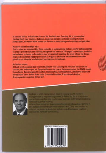 het Handboek voor Coaching Student version / Student version, Verzenden, Zo goed als nieuw, A. Engel
