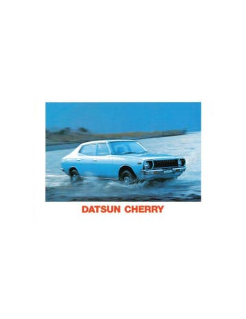 1978 DATSUN CHERRY BROCHURE NEDERLANDS, Nieuw, Nissan, Author