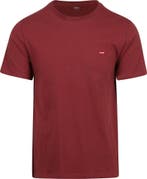 Levis T-shirt Original Oxblood Rood maat M Heren, Levi's, Nieuw, Rood, Verzenden