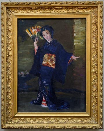 École européenne (XX) - Figure orientale à l’éventai