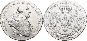 Fuer Ansbach-bayreuth, Konventionstaler, daalder 1 1794 B..., Verzenden