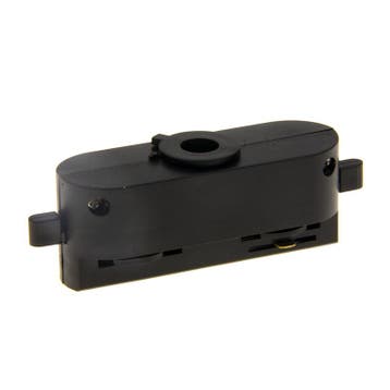 1-FASE RAIL ADAPTER ZWART, Nieuw