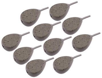 NGT Gecoat Camo Lood Inline Flat Pear 70g (10 stuks), Verzenden, Nieuw, Dobber of Lood