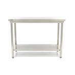 Werktafel rvs - 160 x 70 cm - Verstelbare Hoogte, Verzenden, Nieuw in verpakking, RVS Meubilair