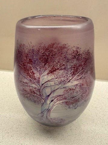 Richartz Art - Hans Jürgen Richartz - Vaas - Glas, Antiek en Kunst, Antiek | Glas en Kristal