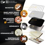 Vrijstaande oven - Hetelucht oven - 18 Liter - 1300W - Zwart, Verzenden, Zo goed als nieuw