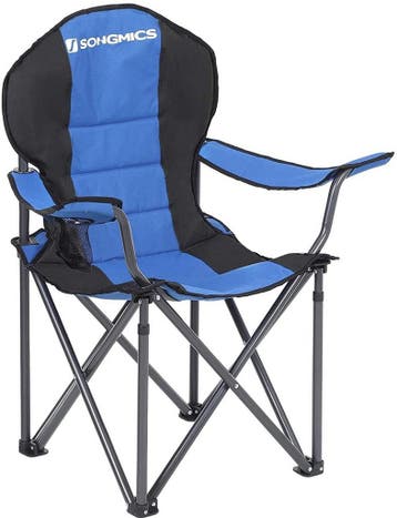 Campingstoel – viststoel - Opvouwbaar – Blauw –, Caravans en Kamperen, Verzenden, Nieuw