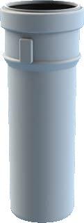 Burgerhout Safe-PP Rookgaspijp Ø80 x 500 mm wit, Verzenden, Nieuw