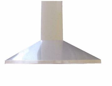 Motorloze afzuigkap 60cm RVS verlichting Nieuwe, Ophalen of Verzenden, Nieuw, Vrijstaand, Wandschouwkap