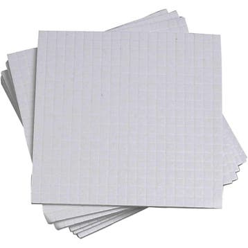 tit3D foam pads, afm 5x5 mm, dikte 1 mm, 10x400 stuk/ 1 doos, Nieuw in verpakking