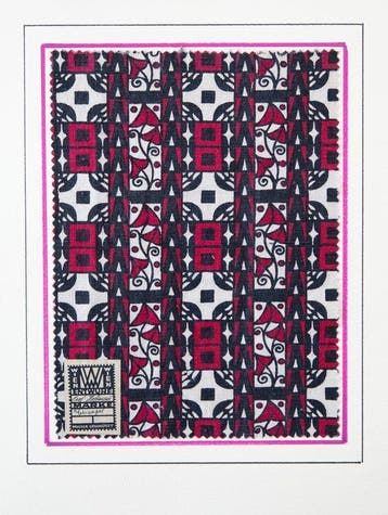 Wiener Werkstätte - Josef Hoffmann - Textiel - 22 cm - 30 cm
