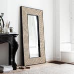 *WOONWINKEL* Must Living Raffles Grote Spiegel Met Rotan Web, Verzenden, Nieuw