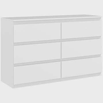 Moderne Commode met 6 Lades - Stijlvolle Slaapkamer Opbergka, Verzenden, Nieuw