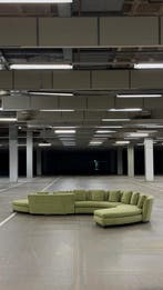Minotti Seymour Bank | Modulair | SHOWMODEL - NIEUWSTAAT, Huis en Inrichting, Banken | Bankstellen, 300 cm of meer, Ophalen of Verzenden