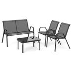 LIVSK Outdoor Loungeset - 2 Stoelen en Loveseat - Metalen Fr, Verzenden, Nieuw