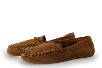 Linea Zeta Instappers in maat 39 Bruin, Kleding | Dames, Bruin, Verzenden, Instappers, Zo goed als nieuw