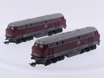 Schaal H0 Mehano T290 set van 2 diesellocomotieven BR 216..., Hobby en Vrije tijd, Ophalen of Verzenden, Gebruikt, Gelijkstroom