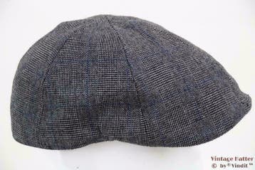 Flatcap Platte pet Hawkins grijs voorgevormd maten 57 t/m 60, Ophalen of Verzenden, Nieuw, Hawkins, Pet