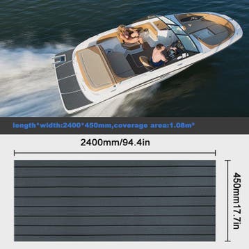 Waterdichte Eva Foam Teak Bootvloer - 2400x450mm - Antislip, Verzenden, Nieuw