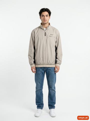 Tenson Windbreakers Heren maat L Beige Vintage, Ophalen of Verzenden, Nieuw