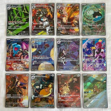 Pokémon - 12 Complete set - Scarlet & Violet - Destined, Hobby en Vrije tijd, Verzamelkaartspellen | Pokémon, Nieuw