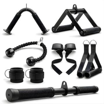 Fitness Kabel Accessoires Multi Cable Accessoires 7-Pro Kit, Verzenden, Nieuw, Benen, Overige typen