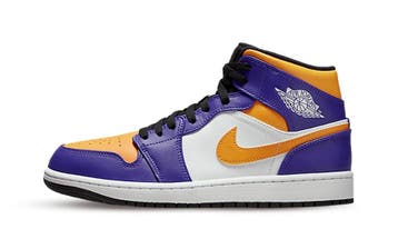 Air Jordan 1 Mid Lakers (2022), Nieuw