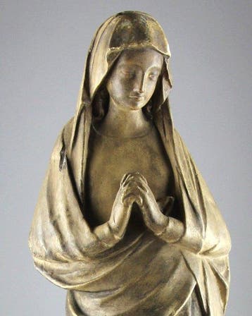 Beeldje - 51cm - Museum Cast - Virgin in Prayer - Gips