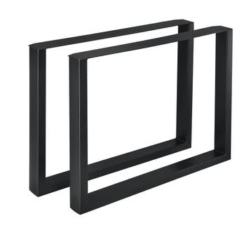 Stalen onderstel U tafelpoot set van 2 meubelpoot 90x72 cm z, Verzenden, Nieuw