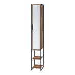 Badkamerkast Namsskogan kolomkast 160x24x30 cm walnootkleuri, Huis en Inrichting, Badkamer | Badkamermeubels, Verzenden, Nieuw