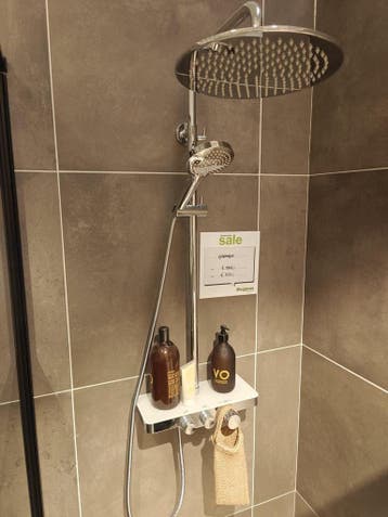 Regendouche met planchet en selectknoppen - 0025, Ophalen, Nieuw, Chroom, Douche