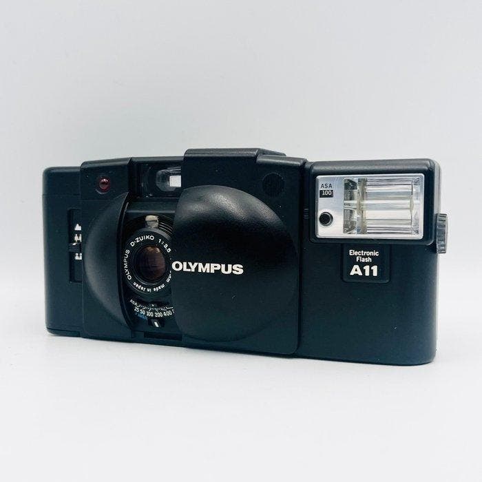 Olympus XA2 + A11 flash | Analoge compactcamera, Audio, Tv en Foto, Fotocamera's Analoog