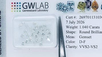 27 pcs Diamant (Natuurlijk) - 1.04 ct - Rond - D, Nieuw