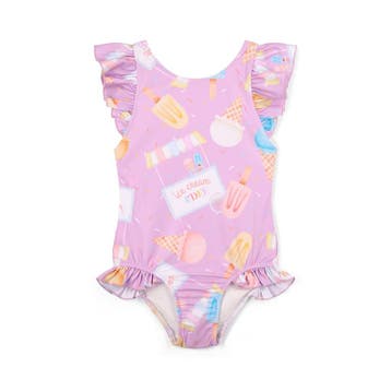 A’dee Skye ice cream print badpak (Lilac Dreams) - 128 (7-8, Ophalen of Verzenden, Nieuw