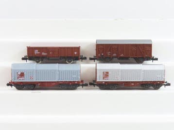 Roco N - 02329B/02375F/2311/25209 - Modeltrein goederenwagon, Nieuw