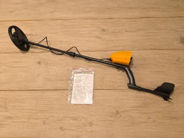 Metaaldetector met zoekspoel en armsteun, compleet, Nieuw