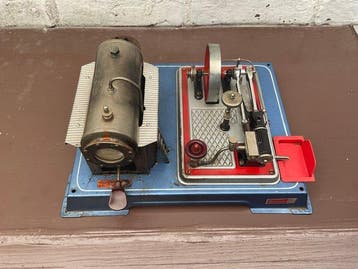 Stoommachine (9) - Wilesco - Metaal - 1990-2000