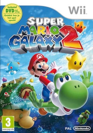Super Mario Galaxy 2 (Wii Games), Spelcomputers en Games, Ophalen of Verzenden, Zo goed als nieuw
