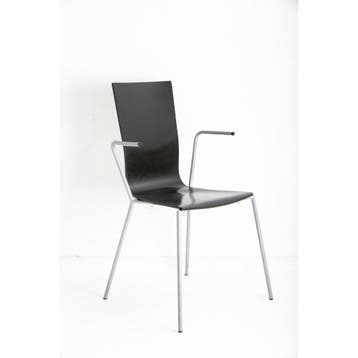 Danerka Askman Avanti design stoel met armleggers zwart, Huis en Inrichting, Ophalen of Verzenden, Gebruikt, Zwart, Hout