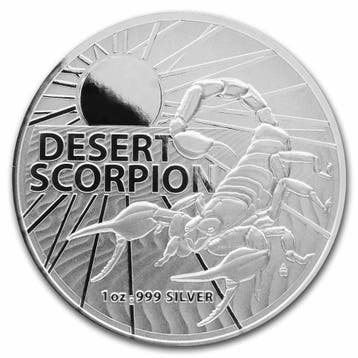 Most Dangerous - Desert Scorpion - 1 oz 2022, Verzenden, Losse munt, Zilver
