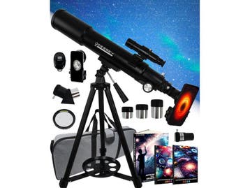ODESSEY Black Hole Series - Refractor Telescoop - 250X Zoom, Audio, Tv en Foto, Optische apparatuur | Verrekijkers, Verzenden