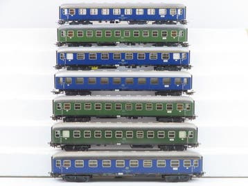 Märklin H0 - o.a. 4051/4053 - Modeltrein personenwagen (7) -, Hobby en Vrije tijd, Modeltreinen | H0, Nieuw
