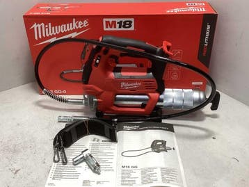 Veiling - Milwaukee M18 GG-0 18V Li-Ion accu vetspuit, Nieuw