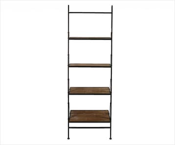 Wandrek Mano met 4 houten planken en metalen frame, Huis en Inrichting, Woonaccessoires | Wandplanken en Boekenplanken, Ophalen of Verzenden