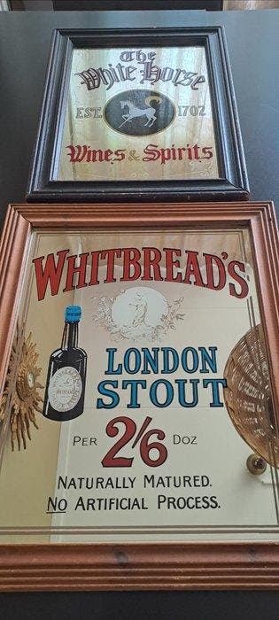 Reclamespiegel. - Whitebread,s London Stout - The White