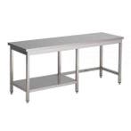 RVS Werktafel met half bodemschap 700 diep, Verzenden, Nieuw in verpakking