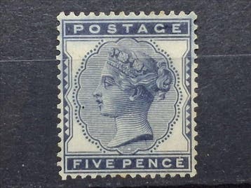 Groot-Brittannië 1881/1880 - Queen Victoria, 5d indigo, Sg, Gestempeld