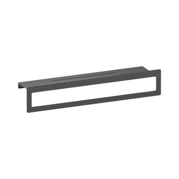 Brauer Handdoekrek - met Planchet - Gunmetal Geborsteld Pvd, Huis en Inrichting, Badkamer | Badtextiel en Accessoires, Ophalen of Verzenden