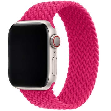 Apple Watch bandje Onyx - gevlochten - solo - nylon, Verzenden, Nieuw