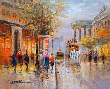 Christof Vevers (1962) - Paris - Madeleine - Belle Journée